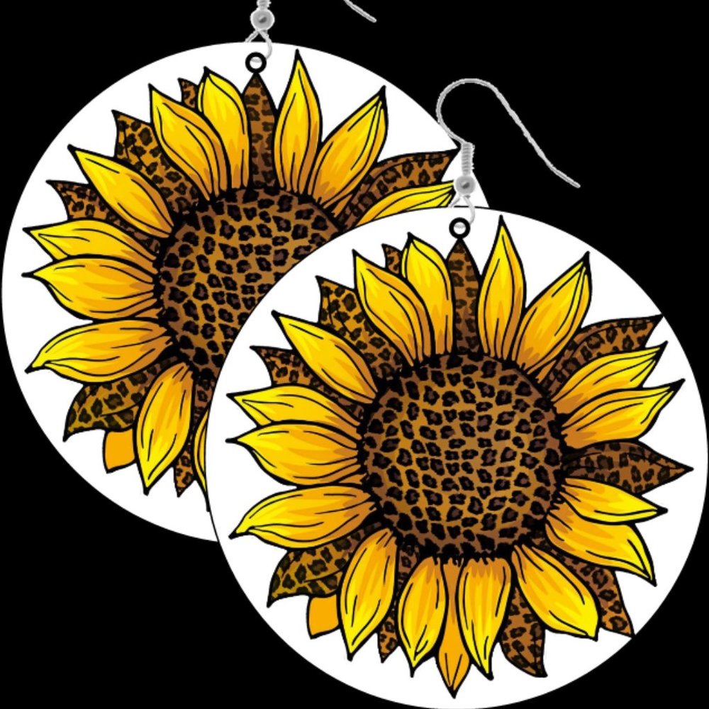 Sunshine Leopard Earrings
